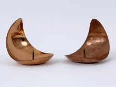 Set of Two Rare Lovely Mid Century Modern Candlesticks Made in Austria 1960s - 4757355