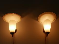 Set of Two Rare Mid Century Modern Sputnik Sconces or Wall Lights Germany 1950s - 2504689