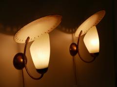 Set of Two Rare Mid Century Modern Sputnik Sconces or Wall Lights Germany 1950s - 2504690