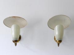 Set of Two Rare Mid Century Modern Sputnik Sconces or Wall Lights Germany 1950s - 2504696