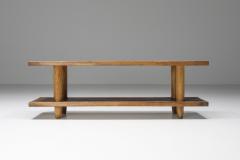 Set of Two Rationalist Italian Wooden Benches 20th Century - 2258002