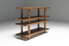 Set of Two Rationalist Italian Wooden Benches 20th Century - 2258047