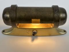 Set of Two Streamline Bauhaus Design Sub Marine Cabinet Sconces Germany 1930s - 4541170