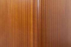 Set of Two Teak Office Cabinets with Tambour Doors - 456265