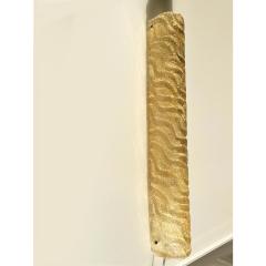 Set of Two Venetian Gold Graniglia Murano Glass Wall Sconce - 4302927