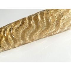 Set of Two Venetian Gold Graniglia Murano Glass Wall Sconce - 4302935