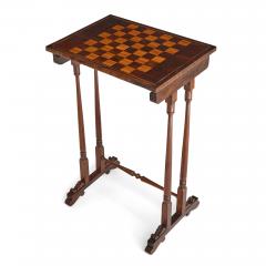 Set of antique English rosewood side tables - 1626913