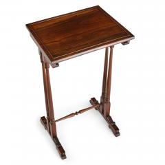 Set of antique English rosewood side tables - 1626914