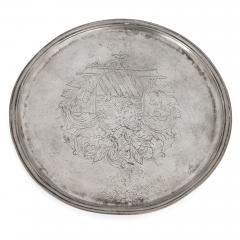 Set of antique German pewter plates - 4220892