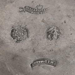 Set of antique German pewter plates - 4220897