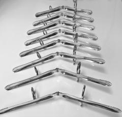 Set of eight 800 Silver Art Deco individual Asparagus Tongs Servers C 1920 - 1549820