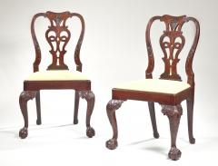 Set of eight Georgian dining chairs  - 1449985