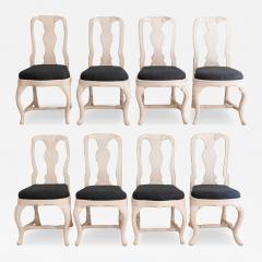 Set of eight Swedish chairs dates to the mid 18th century circa 1760 - 4508322