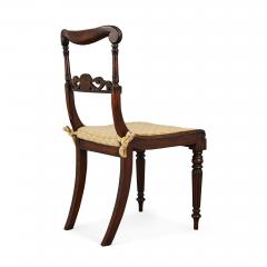 Set of eight antique English late Victorian chairs - 2761140