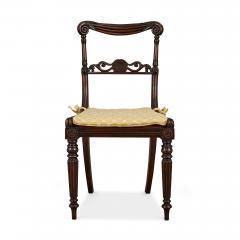Set of eight antique English late Victorian chairs - 2761141