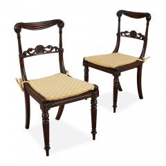 Set of eight antique English late Victorian chairs - 2761142