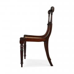 Set of eight antique English late Victorian chairs - 2761143