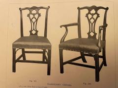 Set of eight late 19thc Chippendale style mahogany dining chairs - 4799923