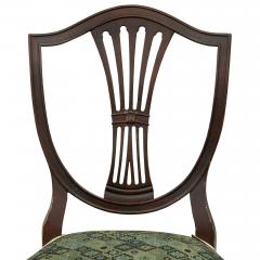 Set of eight upholstered dining chairs from Edwardian period - 2079627