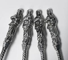 Set of four Antique Silver apostle spoons Edward Hutton London 1888 - 1162558