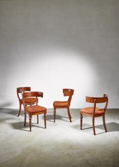 Set of four Danish Klismos chairs late 19th century - 949761
