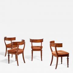 Set of four Danish Klismos chairs late 19th century - 950056