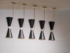 Set of four diabolo pendants - 3563472