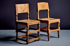 Set of four rustic pinewood chairs - 4483948