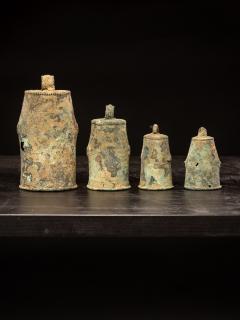 Set of four very old Ceremonial Bells Ibo Igbo People Nigeria - 4316367