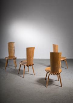 Set of four wooden side or dining chairs Germany - 2288782
