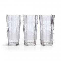 Set of six antique Bohemian glasses - 4212734