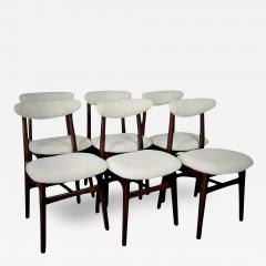 Set of six chairs by Rajmund Ha as Poznan Poland circa 1970 - 3857919