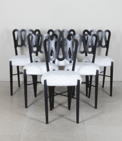 Set of six contemporary Italian Gio Ponti style chairs - 4430763