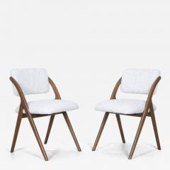 Set of six contemporary Italian Mid century style dining chairs - 4435039