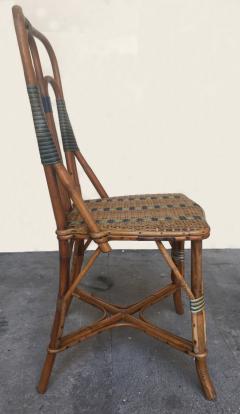 Set of six rattan winter garden chairs M Murard Lyon France circa 1930 - 1041325