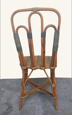 Set of six rattan winter garden chairs M Murard Lyon France circa 1930 - 1041326