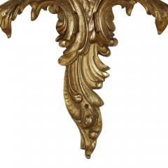 Set of three gilt bronze sconces in the Baroque style - 2189566