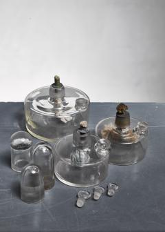 Set of three oil lamps Sweden circa 1900 - 981437