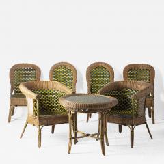 Set of winter garden furniture in rattan France circa 1925 - 2379665