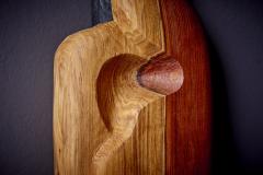 Seth Gravette High Seth Gravette Redwood and Sumi Ink Wall Sculpture USA 2023 - 3347077
