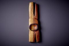 Seth Gravette Seth Gravette Redwood and Sumi Ink Wall Sculpture USA 2023 - 3347153