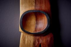 Seth Gravette Seth Gravette Redwood and Sumi Ink Wall Sculpture USA 2023 - 3347154