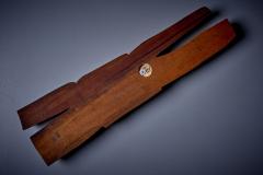 Seth Gravette Seth Gravette Redwood and Sumi Ink Wall Sculpture USA 2023 - 3347158