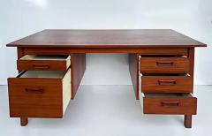 Severin Hansen 1960s Danish Modern Teak Desk Severin Hansen Attributed - 3516593