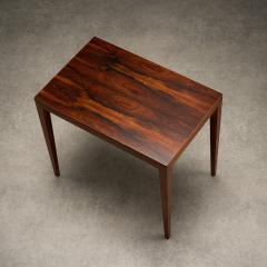 Severin Hansen Jr Rosewood Side Table by Severin Hansen Denmark 1960s - 3608049