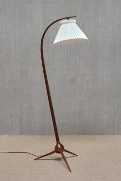 Severin Hansen Jr Severin Hansen Bridge Floor Lamp Haslev M belsnedkeri Denmark 1950s - 4695804