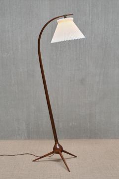 Severin Hansen Jr Severin Hansen Bridge Floor Lamp Haslev M belsnedkeri Denmark 1950s - 4695808