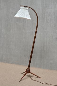 Severin Hansen Jr Severin Hansen Bridge Floor Lamp Haslev M belsnedkeri Denmark 1950s - 4695811