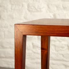 Severin Hansen Pair of Rosewood Side Tables by Severin Hansen for Haslev Denmark 1960s - 2746962