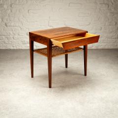 Severin Hansen Rosewood Bedside Table by Severin Hansen for Haslev Denmark 1950s - 2611973